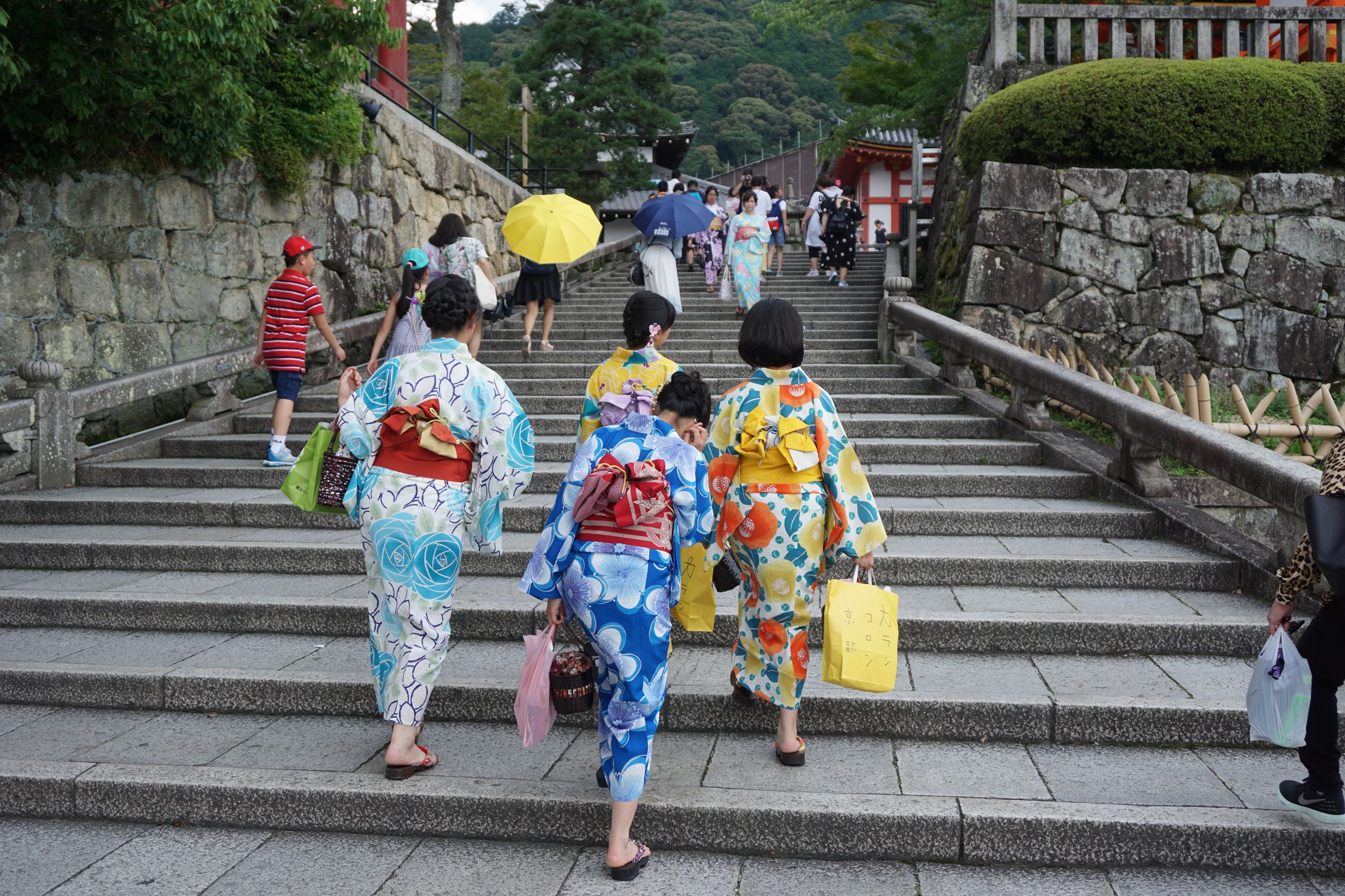 obi and yukata Kyoto